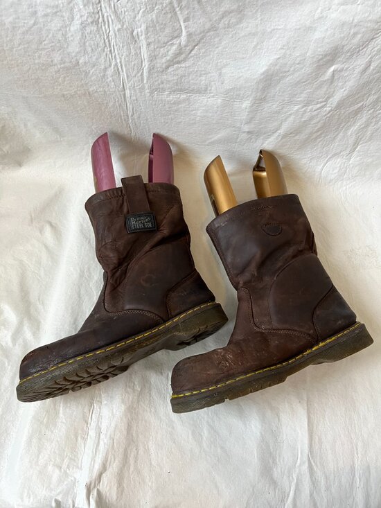 Dr Martens Boots Icon 2295 Steel Toe Work brown leather mens 13 pull on safety main image 9